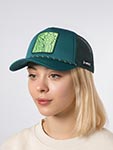 Бейсболка CAPSLAB арт. CL/REM7/1/CTFOAMDB Rick and Morty Together (изумрудный)